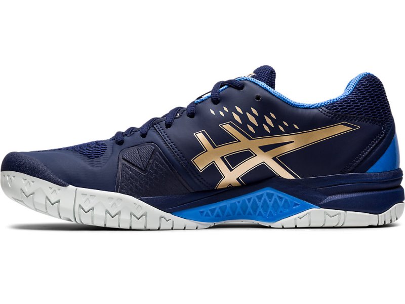 Asics Gel-challenger 12 Teniški Copati Moški Temno Modre Rumene | SI0613-828