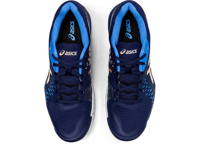 Asics Gel-challenger 12 Teniški Copati Moški Temno Modre Rumene | SI0613-828