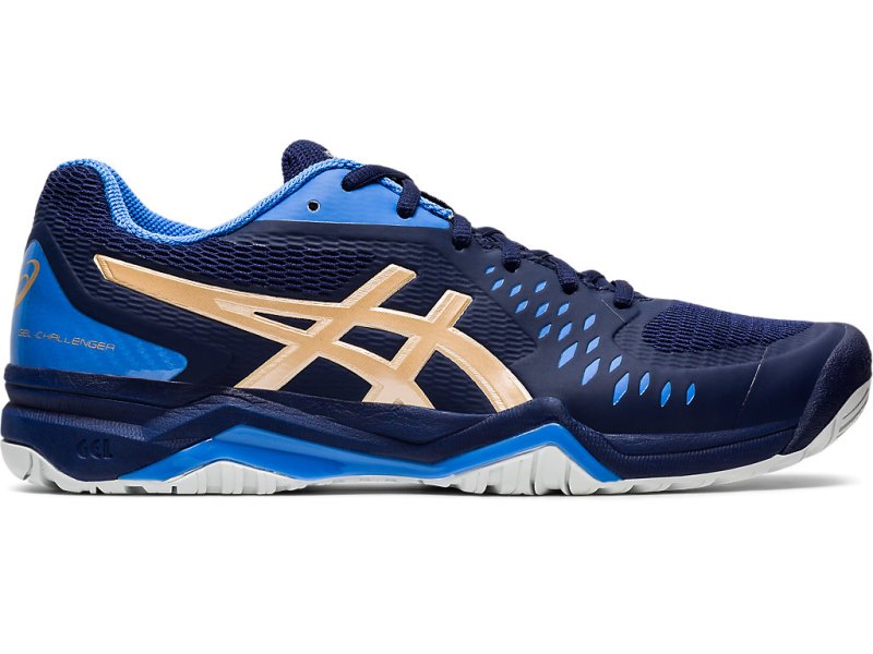 Asics Gel-challenger 12 Teniški Copati Moški Temno Modre Rumene | SI0613-828