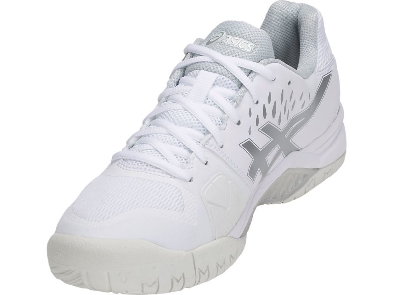 Asics Gel-challenger 12 Teniški Copati Moški Bele Srebrne | SI0883-610