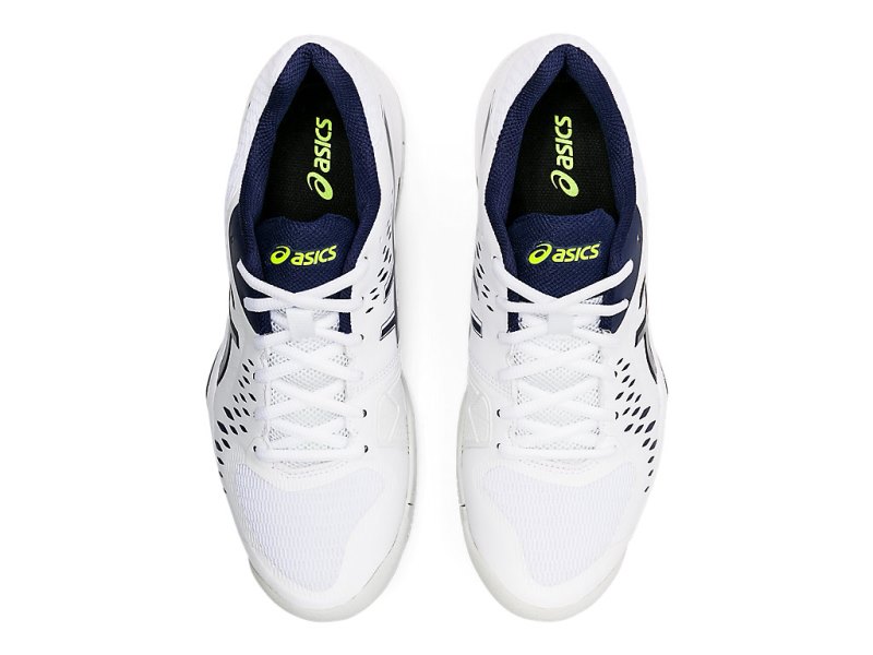 Asics Gel-challenger 12 Teniški Copati Moški Bele Temno Modre | SI6029-586