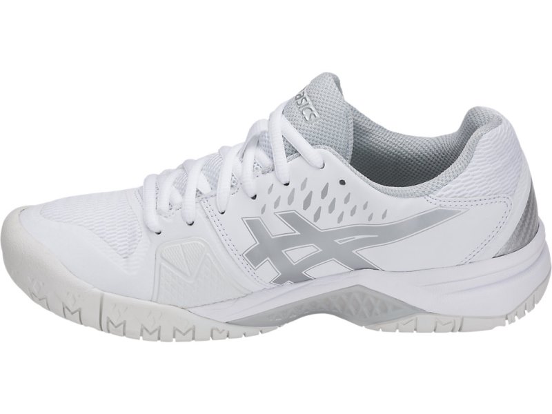 Asics Gel-challenger 12 Teniški Copati Ženske Bele Srebrne | SI2551-730