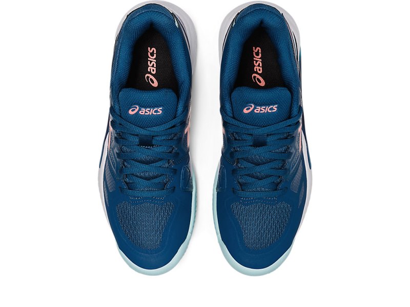 Asics Gel-challenger 13 Clay Teniški Copati Ženske Svetlo Indigo Koralne | SI3803-918