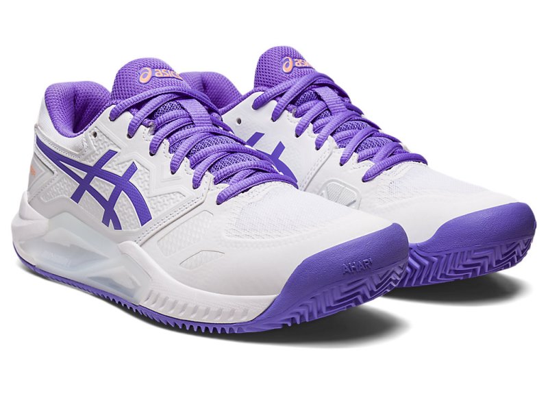 Asics Gel-challenger 13 Clay Teniški Copati Ženske Bele Vijolične | SI8846-518