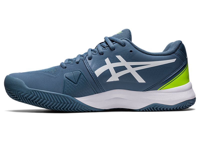 Asics Gel-challenger 13 Clay Teniški Copati Moški Sive Modre Bele | SI9687-811