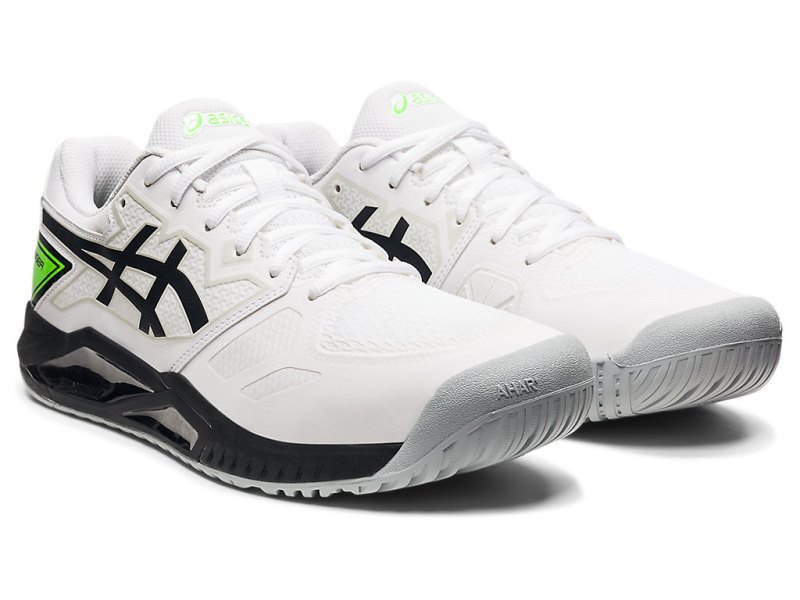 Asics Gel-challenger 13 Teniški Copati Moški Bele Zelene | SI7499-209