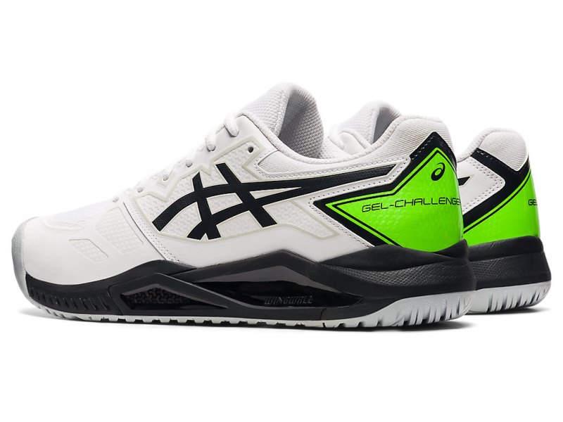 Asics Gel-challenger 13 Teniški Copati Moški Bele Zelene | SI7499-209