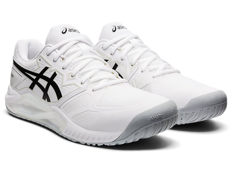 Asics Gel-challenger 13 Teniški Copati Moški Bele Črne | SI8583-206