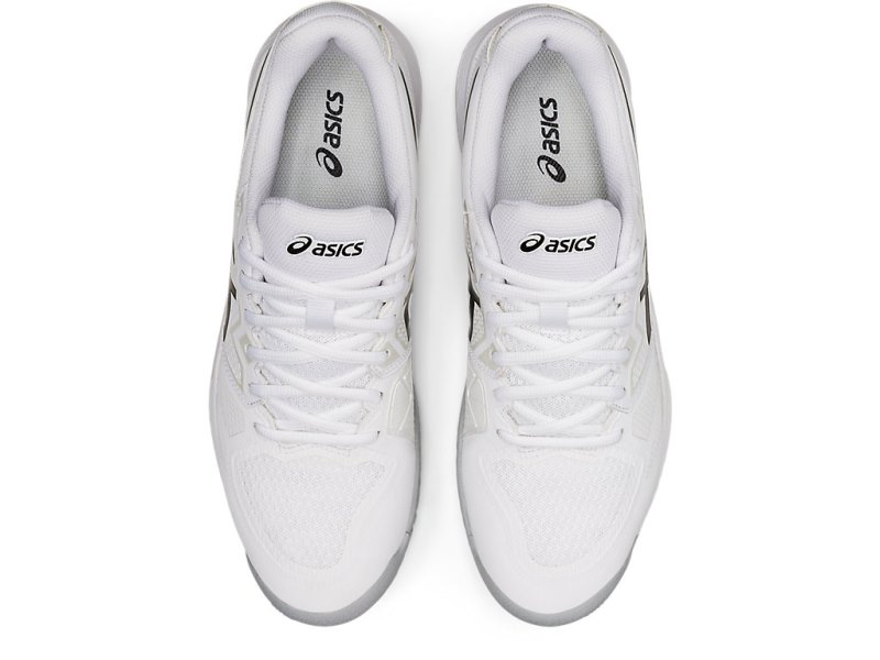 Asics Gel-challenger 13 Teniški Copati Moški Bele Črne | SI8583-206