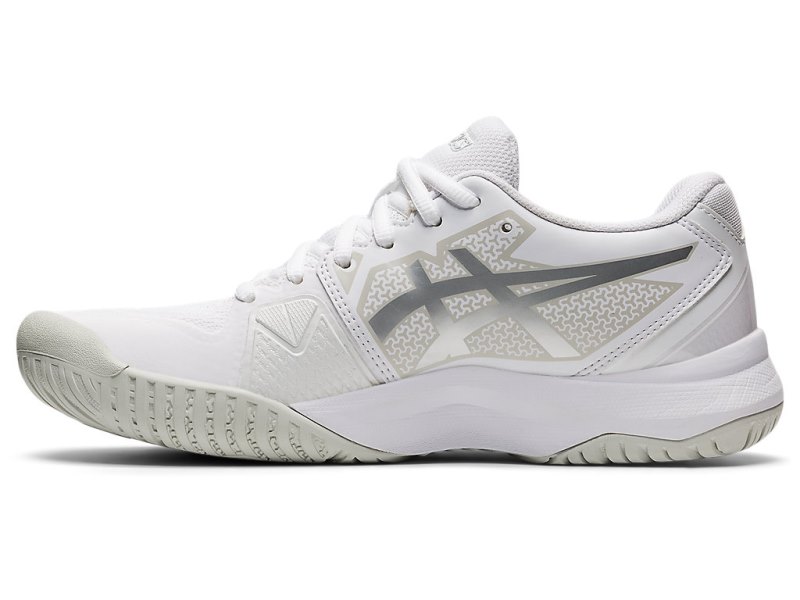 Asics Gel-challenger 13 Teniški Copati Ženske Bele Srebrne | SI8737-843