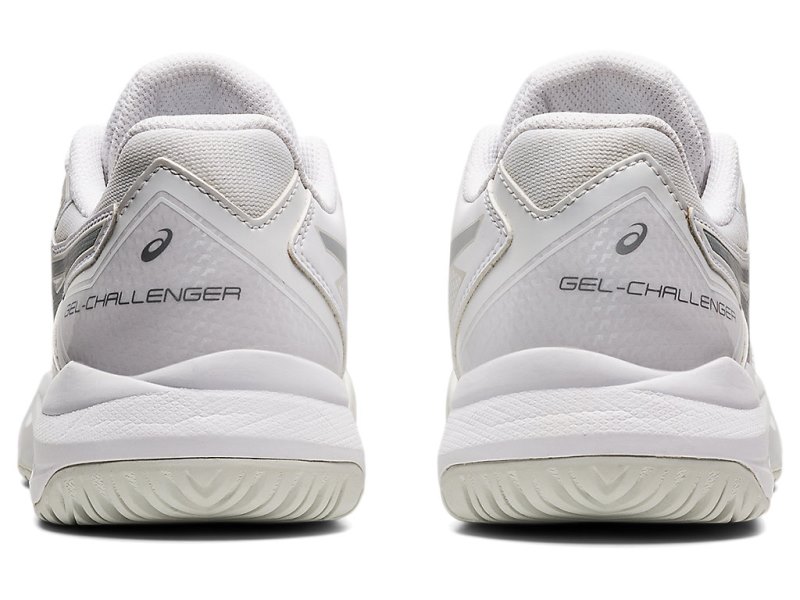 Asics Gel-challenger 13 Teniški Copati Ženske Bele Srebrne | SI8737-843