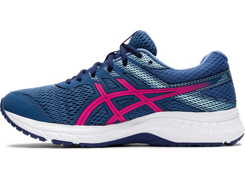 Asics Gel-contend 6 Tekaški Čevlji Ženske Temno Sive Roza | SI4992-255