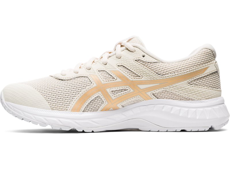 Asics Gel-contend 6 Twist Tekaški Čevlji Ženske Bež Rumene | SI2319-827