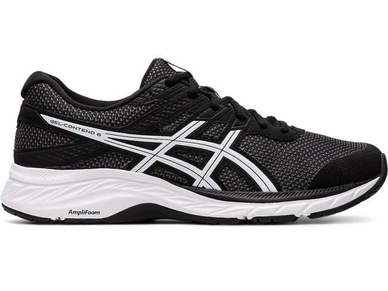 Asics Gel-contend 6 Twist Tekaški Čevlji Ženske Temno Sive Bele | SI5565-395