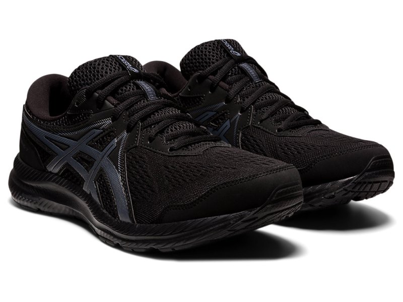 Asics Gel-contend 7 (4E) Tekaški Čevlji Moški Črne Sive | SI2679-527