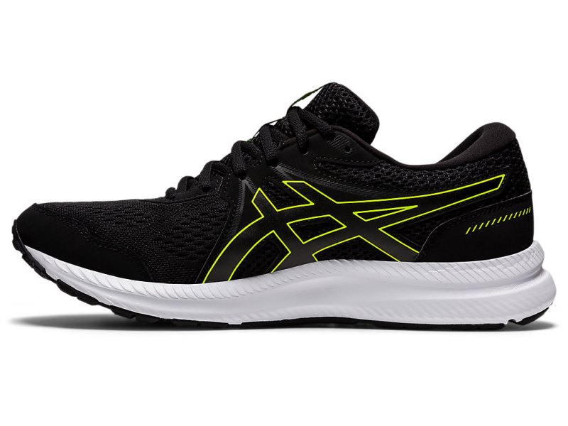 Asics Gel-contend 7 (4E) Tekaški Čevlji Moški Črne Zelene | SI7201-259