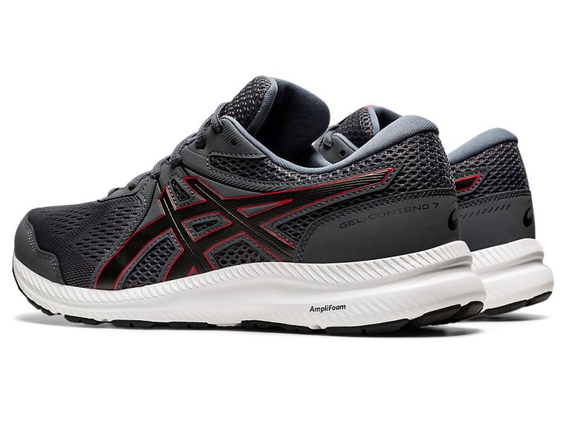 Asics Gel-contend 7 (4E) Tekaški Čevlji Moški Sive Rdeče | SI7248-130