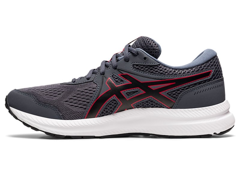 Asics Gel-contend 7 (4E) Tekaški Čevlji Moški Sive Rdeče | SI7248-130