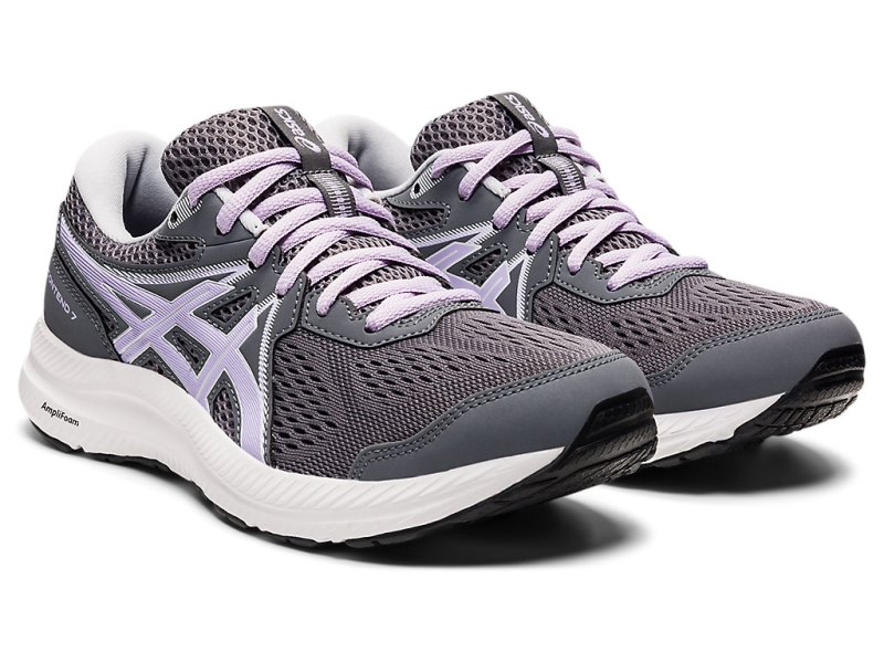 Asics Gel-contend 7 (D) Tekaški Čevlji Ženske Sive Vijolične | SI0145-208