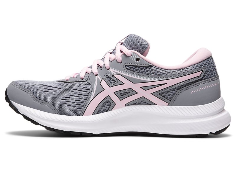 Asics Gel-contend 7 (D) Tekaški Čevlji Ženske Sive Roza | SI3049-965