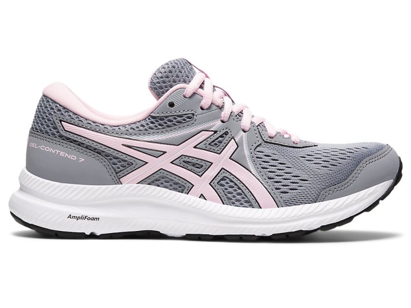 Asics Gel-contend 7 (D) Tekaški Čevlji Ženske Sive Roza | SI3049-965