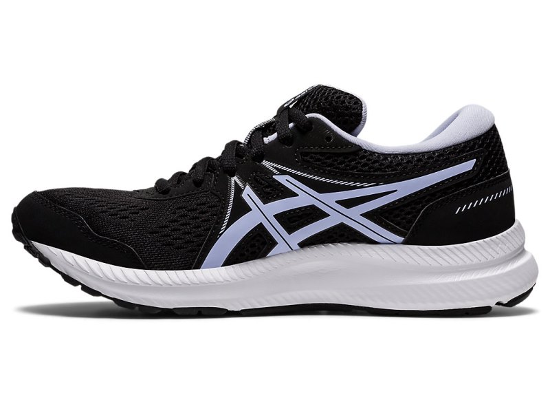 Asics Gel-contend 7 (D) Tekaški Čevlji Ženske Črne Vijolične | SI7228-935