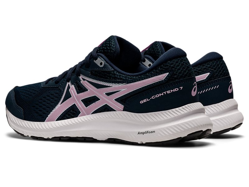 Asics Gel-contend 7 Tekaški Čevlji Ženske Modre Roza | SI7297-931