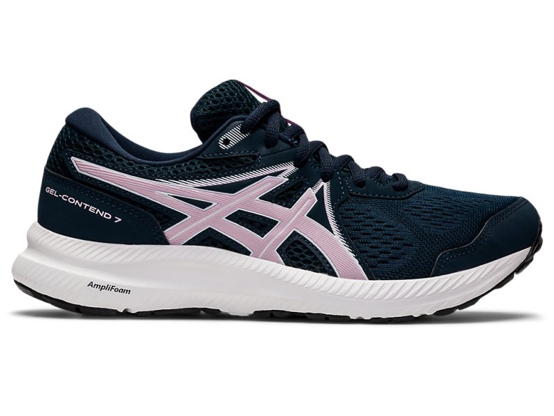 Asics Gel-contend 7 Tekaški Čevlji Ženske Modre Roza | SI7297-931