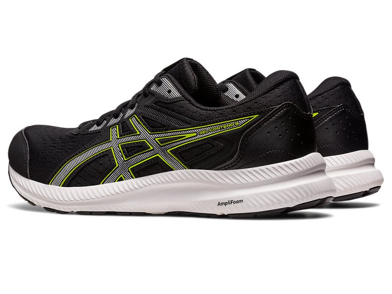 Asics Gel-contend 8 Tekaški Čevlji Moški Črne Srebrne | SI1105-123