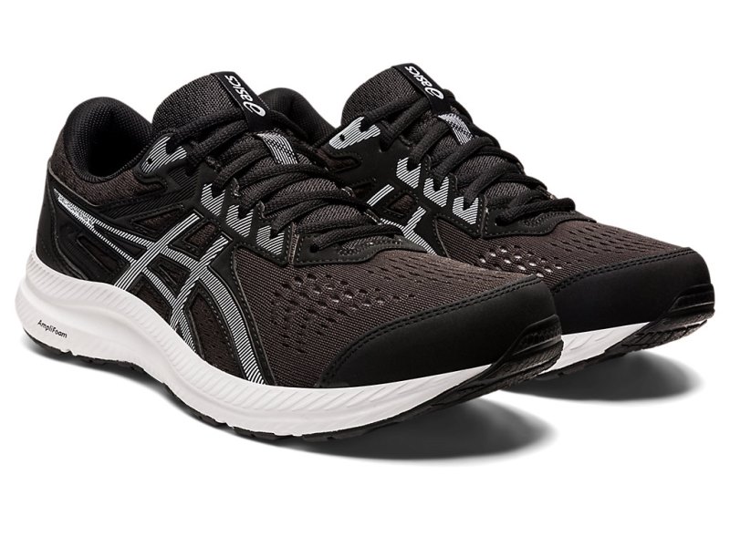 Asics Gel-contend 8 Tekaški Čevlji Moški Črne Bele | SI1500-578