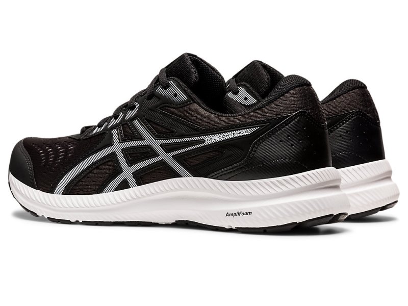 Asics Gel-contend 8 Tekaški Čevlji Moški Črne Bele | SI1500-578