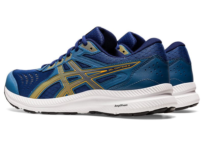 Asics Gel-contend 8 Tekaški Čevlji Moški Azurno Rumene | SI5780-492