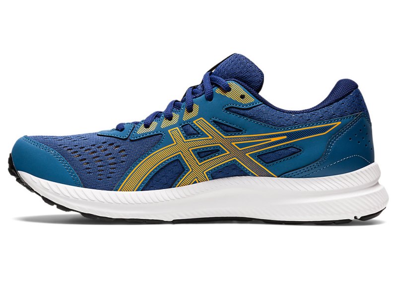 Asics Gel-contend 8 Tekaški Čevlji Moški Azurno Rumene | SI5780-492