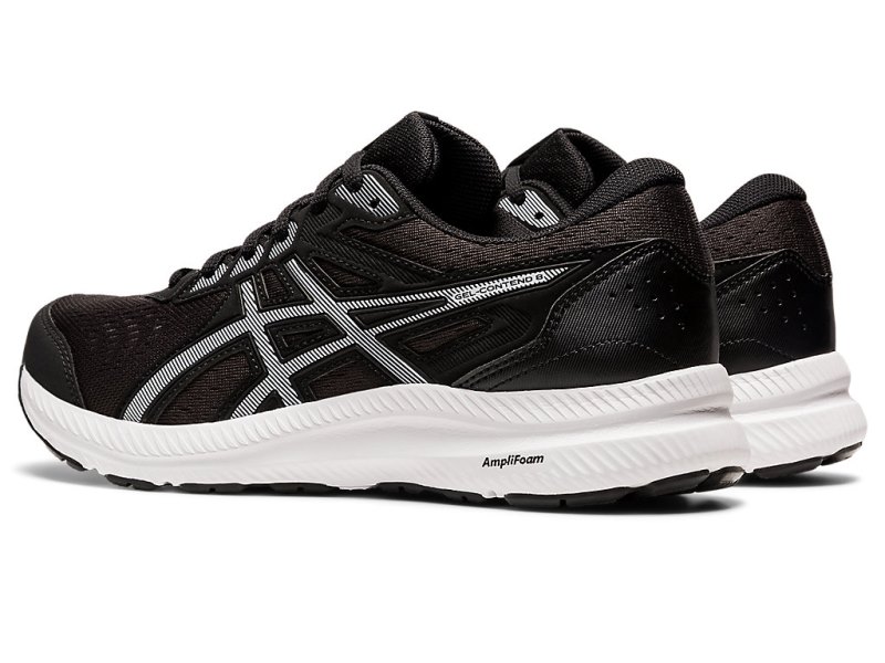 Asics Gel-contend 8 Tekaški Čevlji Ženske Črne Bele | SI0524-969