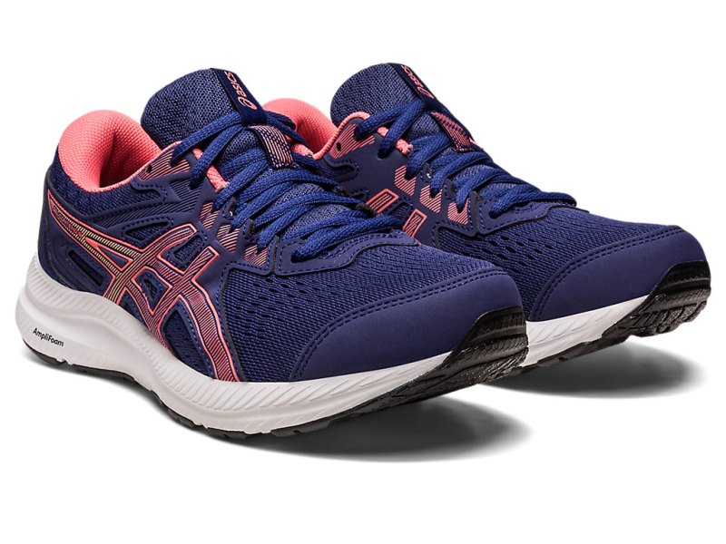 Asics Gel-contend 8 Tekaški Čevlji Ženske Indigo Modre Koralne | SI1884-906