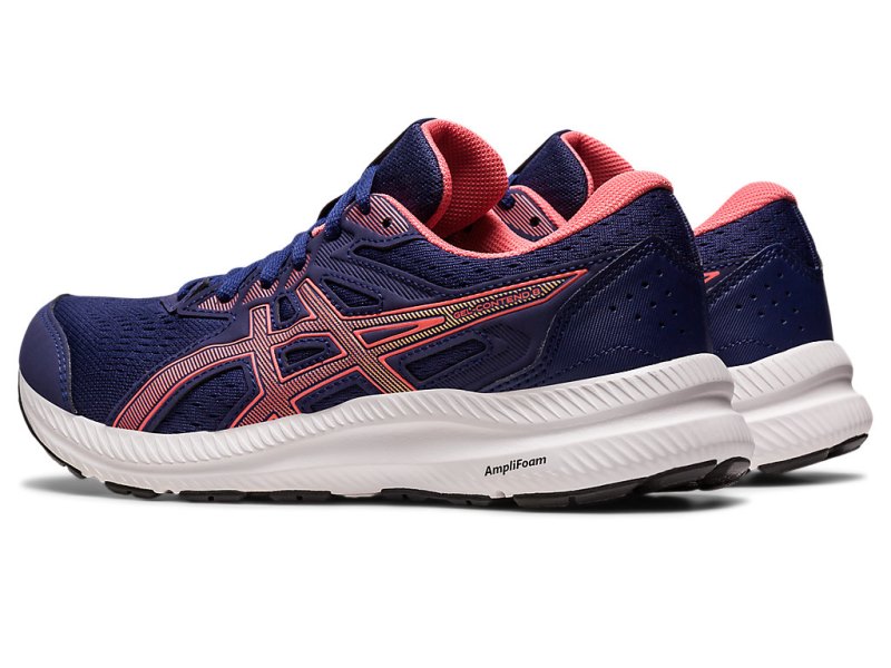 Asics Gel-contend 8 Tekaški Čevlji Ženske Indigo Modre Koralne | SI1884-906