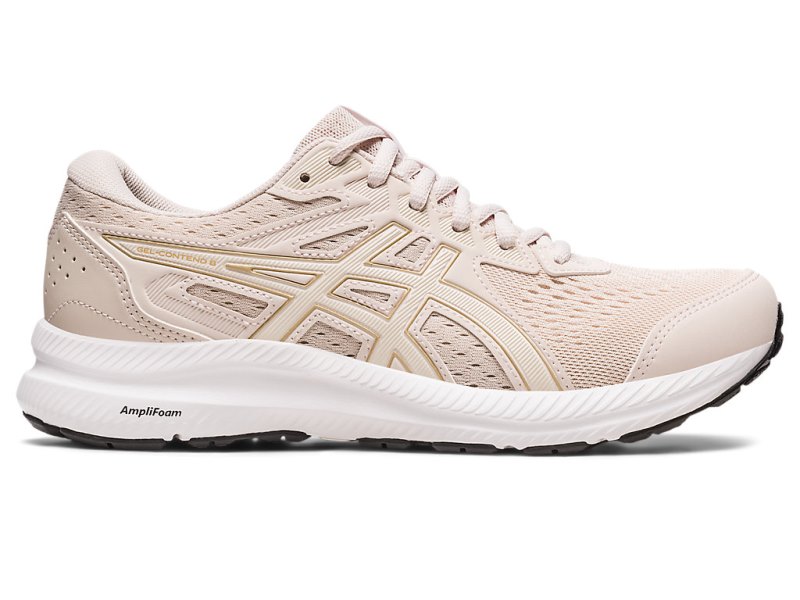 Asics Gel-contend 8 Tekaški Čevlji Ženske Bež Kremna | SI5587-619