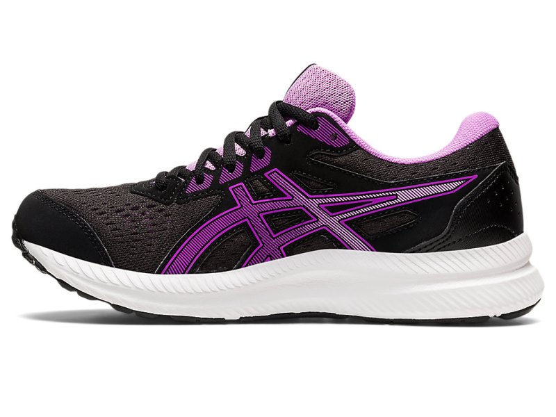 Asics Gel-contend 8 Tekaški Čevlji Ženske Črne Vijolične | SI6778-993