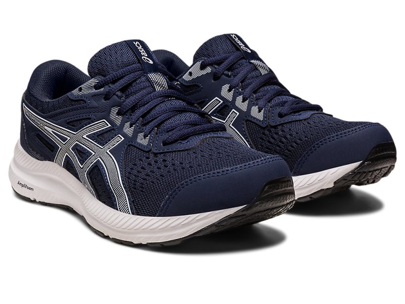 Asics Gel-contend 8 Tekaški Čevlji Ženske Črne Modre | SI7569-404