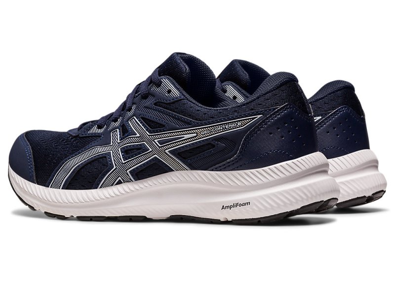 Asics Gel-contend 8 Tekaški Čevlji Ženske Črne Modre | SI7569-404