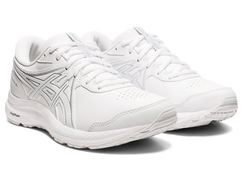 Asics Gel-contend Walker Tekaški Čevlji Ženske Bele Bele | SI1700-391