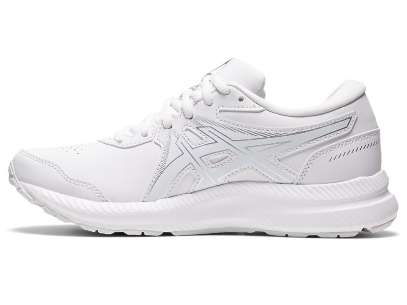 Asics Gel-contend Walker Tekaški Čevlji Ženske Bele Bele | SI1700-391