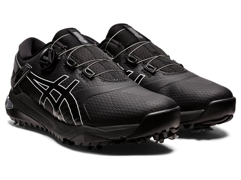 Asics Gel-course Duo BOA Čevlji Za Golf Moški Črne Črne | SI4057-409