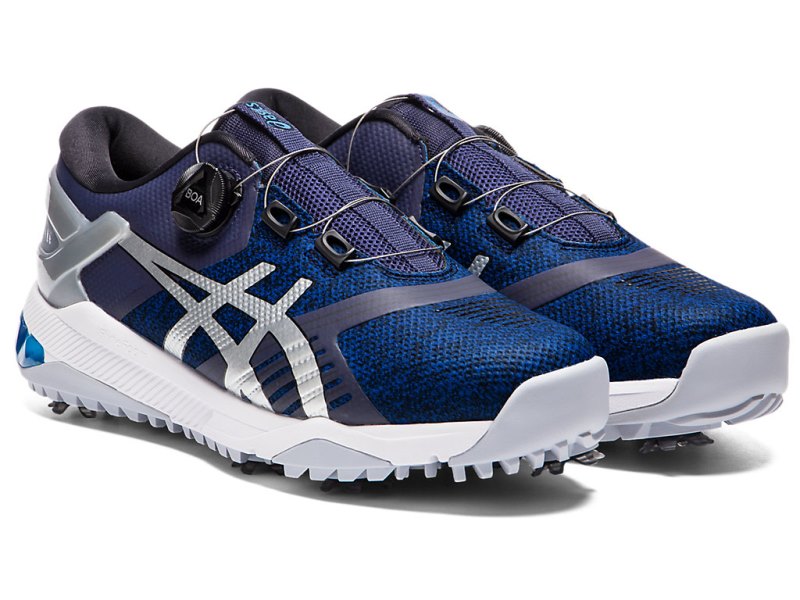 Asics Gel-course Duo BOA Čevlji Za Golf Moški Temno Modre Srebrne | SI6122-529