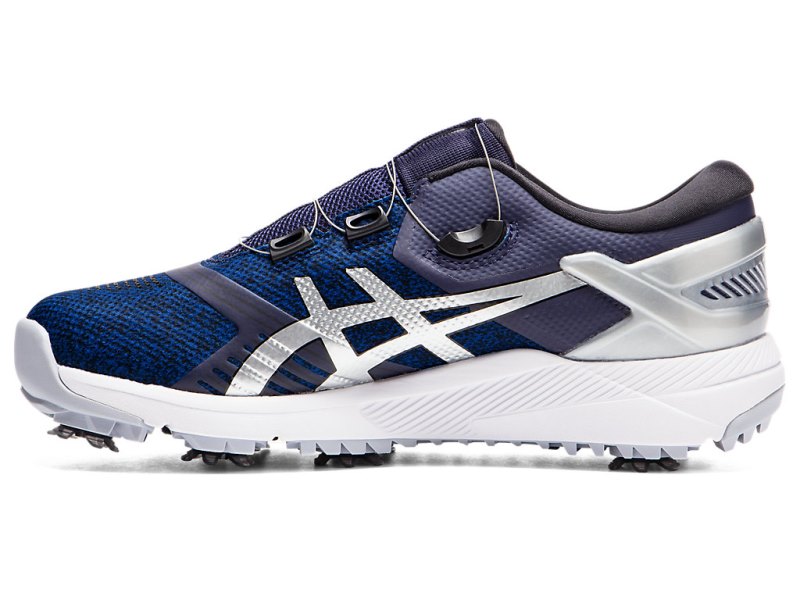 Asics Gel-course Duo BOA Čevlji Za Golf Moški Temno Modre Srebrne | SI6122-529