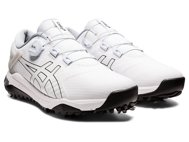 Asics Gel-course Duo BOA Čevlji Za Golf Moški Bele Črne | SI9029-326