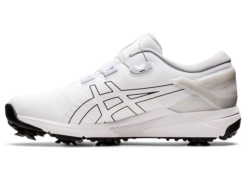 Asics Gel-course Duo BOA Čevlji Za Golf Moški Bele Črne | SI9029-326