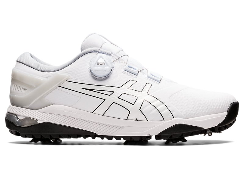 Asics Gel-course Duo BOA Čevlji Za Golf Moški Bele Črne | SI9029-326