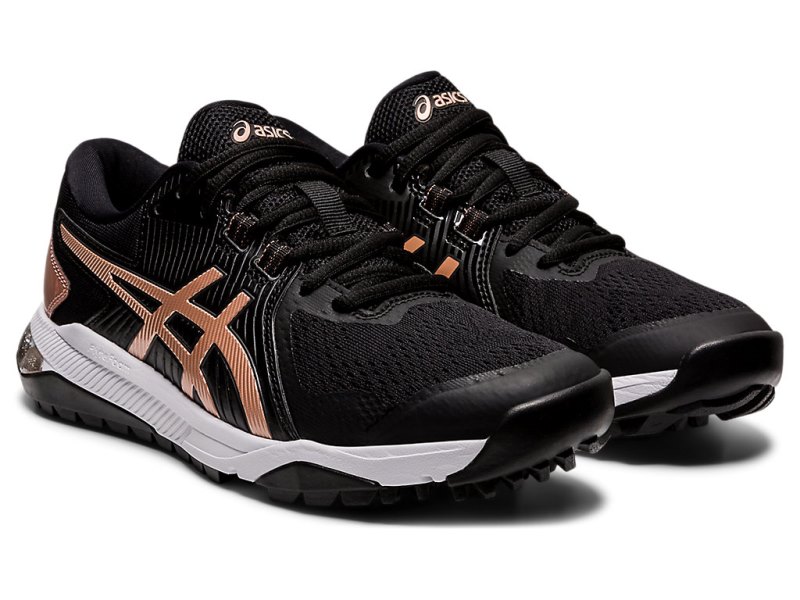 Asics Gel-course Glide Čevlji Za Golf Ženske Črne Roza Zlate | SI4899-760