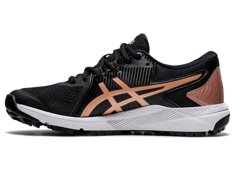 Asics Gel-course Glide Čevlji Za Golf Ženske Črne Roza Zlate | SI4899-760